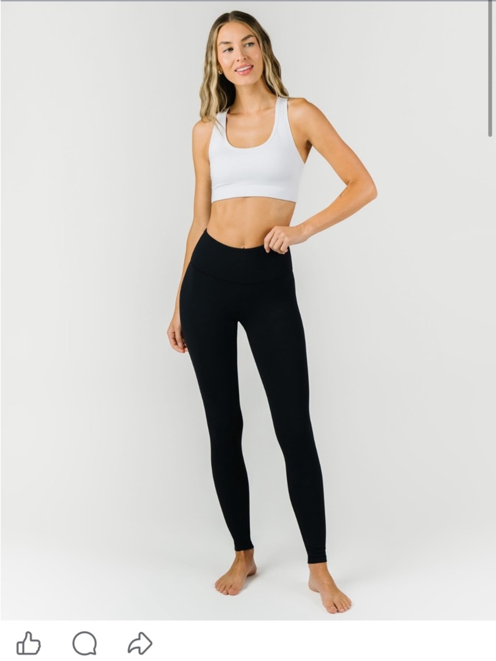 Zyia black high waisted leggings